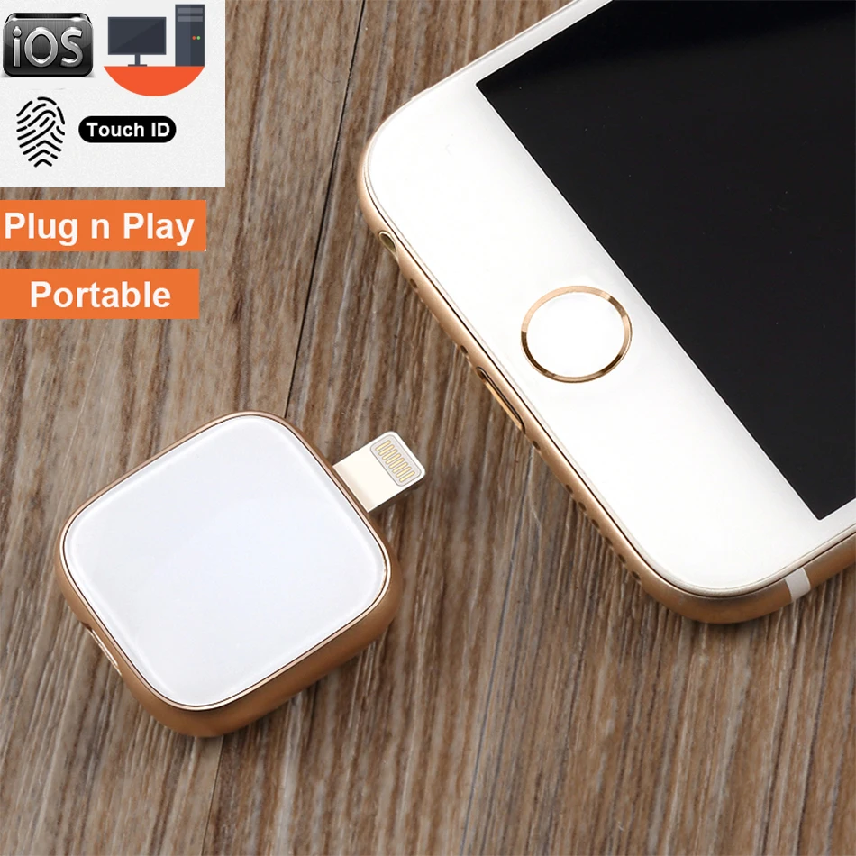MFI металлический USB флеш накопитель для iPhone 256 ГБ 128 64 ГБ|USB флэш-накопители| |