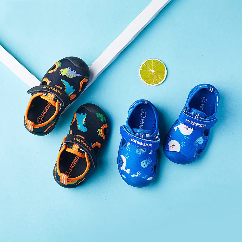 Детские босоножки функциональные сандалии для мальчиков модная обувь на мягкой