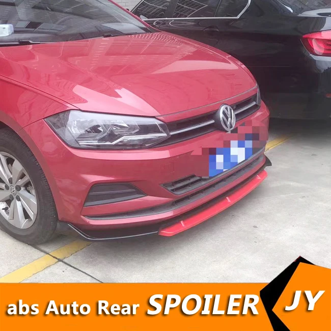 Задний спойлер для Volkswagen POLO 2019 2020 задний 4DEC ABS диффузор переднего