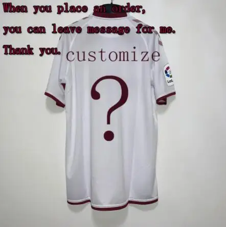 Albacete de en casa de alta calidad 3A+++ hombre camiseta jerseis camiseta camisetas mecanica queso Albacete club F - Цвет: custom