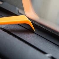 sbtmy car styling instrument panel sound insulation strip front windshield sealing strip trim for volkswagen t roc t roc 2018
