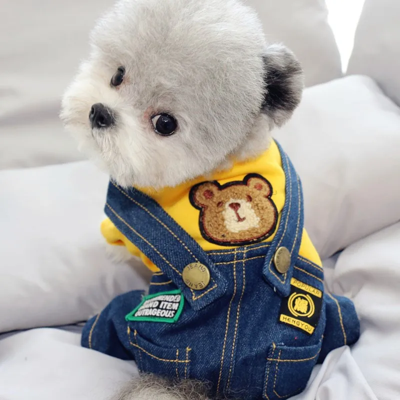 

Winter Dog Clothes Classic Bear Pets Outfits Warm Clothes for Small Dogs Cat Costumes Coat Jacket Puppy Sweater Dogs Fashion