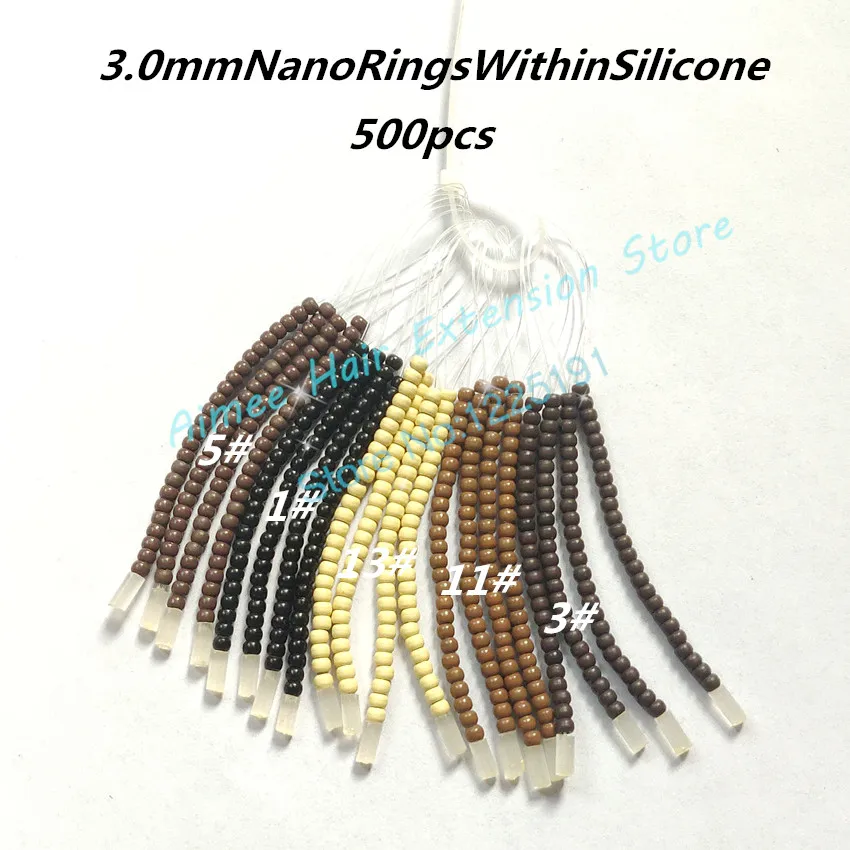 Удобное нанесение волос(без крючка иглы) NanoRingsWithinSilicone средство для наращивания волос наборы