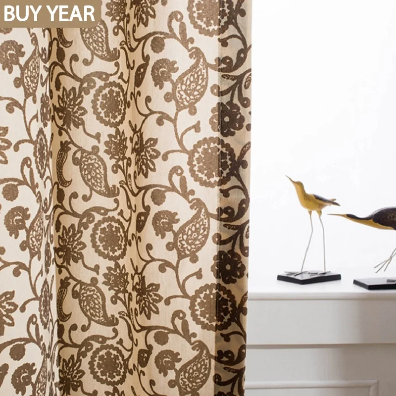 

European Style Curtains for Living Dining Room BedroomModern Minimalist Customization of Finished Polyester Fabrics for Curtain