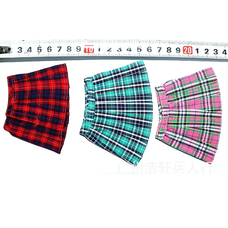 1/6 масштабная фигурка Женская юбка плиссированная короткая костюм модель для