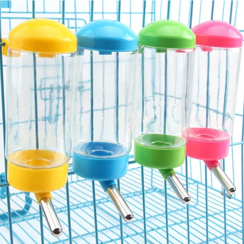 Пластик ПЭТ Питьевая бутылка воды диспенсер для подачи 400 мл висит собака Кот