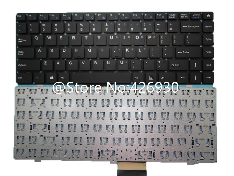 

Laptop Keyboard For LincPlus P2 14.1 English US Black Without Frame New