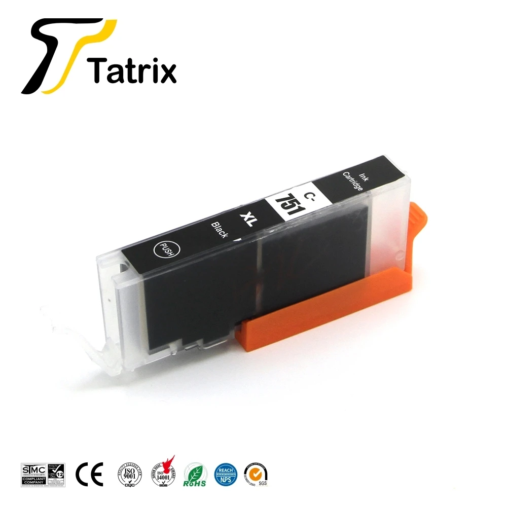 Tatrix для Canon PGI750 CLI751 совместимый чернильный картридж pgi750xl cli751xl PIXMA