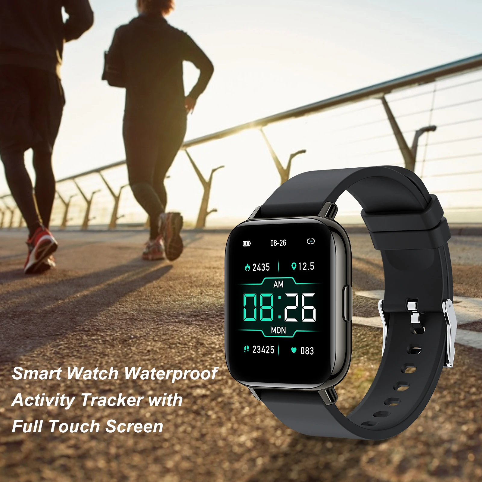 

1.65-inch Smart Watch Real-time Weather Forecast Activity Tracker Heart Rate Monitor Sports Ladies Smartwatch For Android IOS