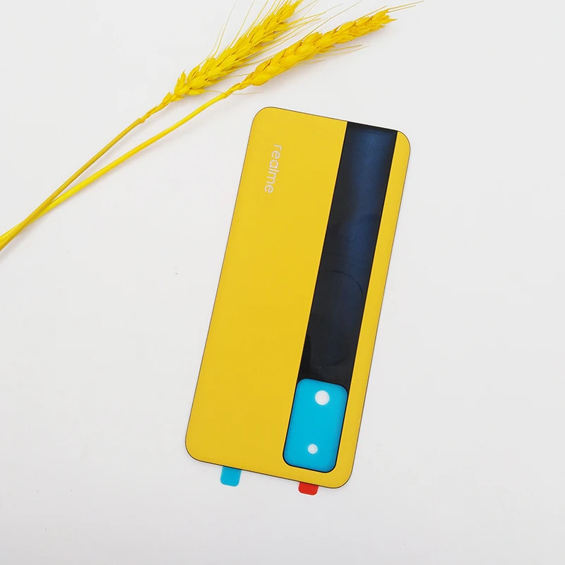 new back battery cover for oppo realme gt housing cover door phone rear case for realme gt rmx2202 repair replacement partslogo free global shipping