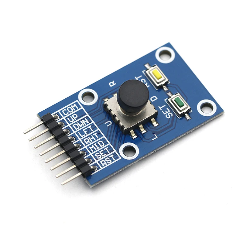 

Five Direction Navigation Button Module for MCU AVR Game 5D Rocker Joystick Independent Keyboard for Arduino Joystick Module