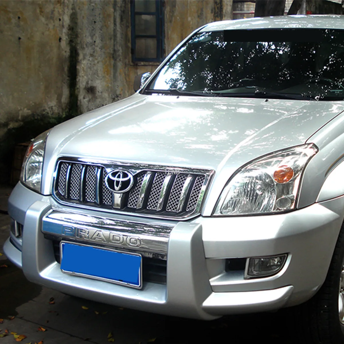 Передняя сетка из нержавеющей стали для Toyota Land Cruiser Prado 120 2003 2004 2005 2006 2007 2008 2009