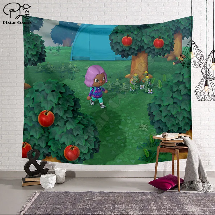 

Animal Crossing Blanket Tapestry 3D Printed Tapestrying Rectangular Home Decor Wall Hanging 02