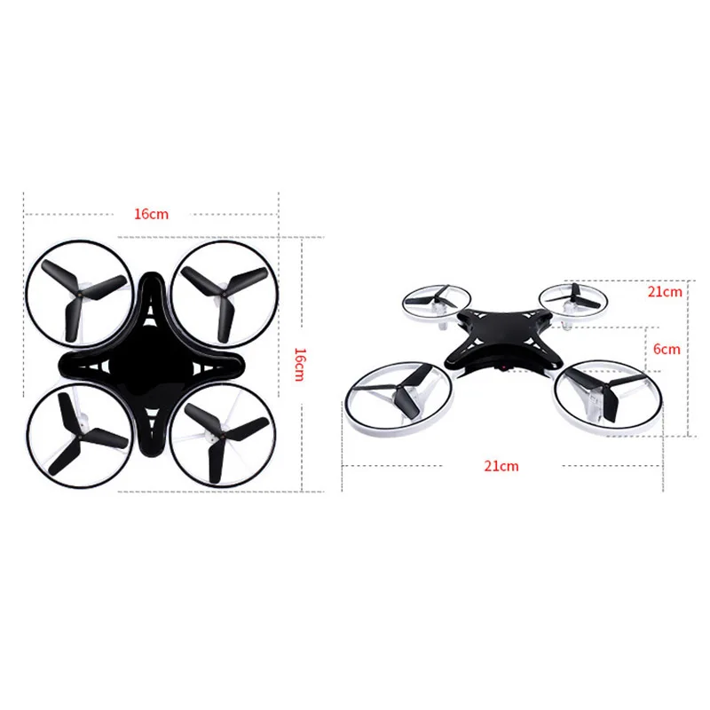 

Smart Watch Quadcopter Gravity Sense Flying Toy Infrared Sensing Gesture Remote Control Aircraft with LED Light DJA99