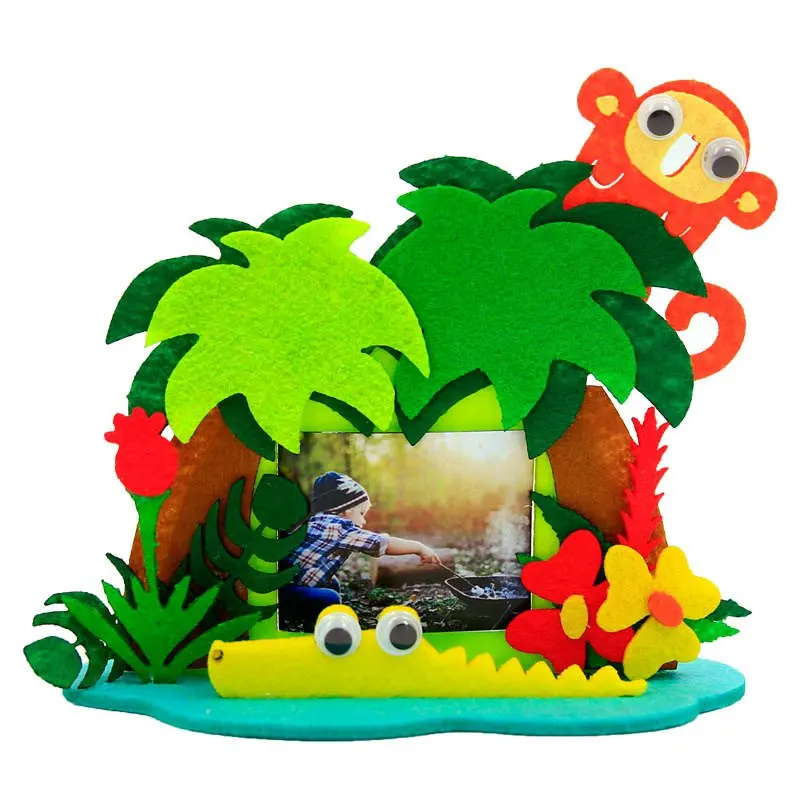 6 видов конструкций мультфильм Стиль фоторамка Войлок орнамент для аппликации