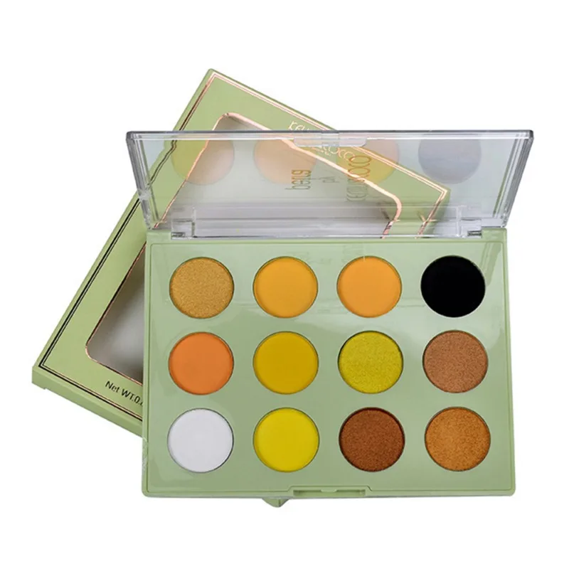 12 минеральный краситель тени для век палитра Водонепроницаемый устойчивый к