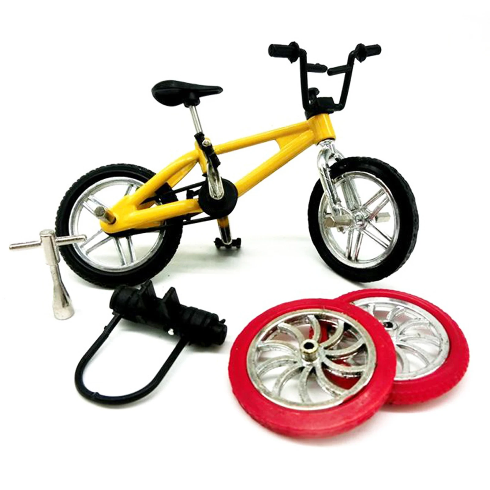 Мини-велосипед игрушечный из сплава BMX пальчиковая модель велосипеда фанаты