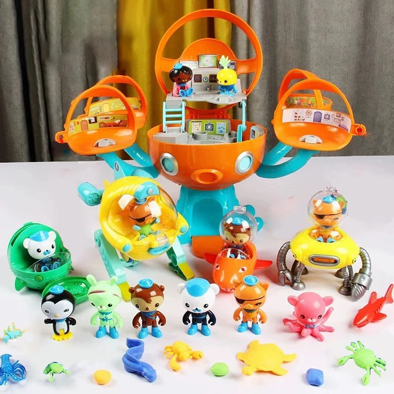 Экшн-фигурка Octonauts Octopus замок Приключения Plsyset для пикника машина барнаклес песо