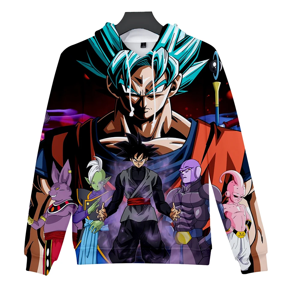 WEJNXIN зима осень Dragon Ball Супер 3D пуловер толстовки для мужчин и женщин мультфильм Dragon Ball Супер толстовка с Гоку Sudaderas