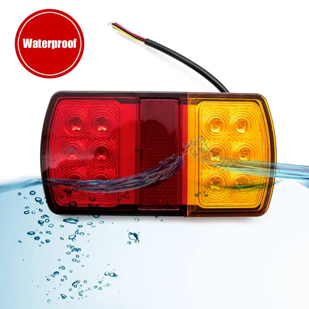 Двухцветный СВЕТОДИОДНЫЙ светильник Arc s задний стоп сигнал водонепроницаемый с