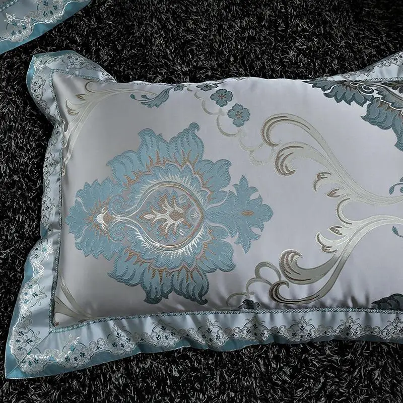 J зеленый + серебряными шелковыми нитями хлопок роскошный сатин жаккард