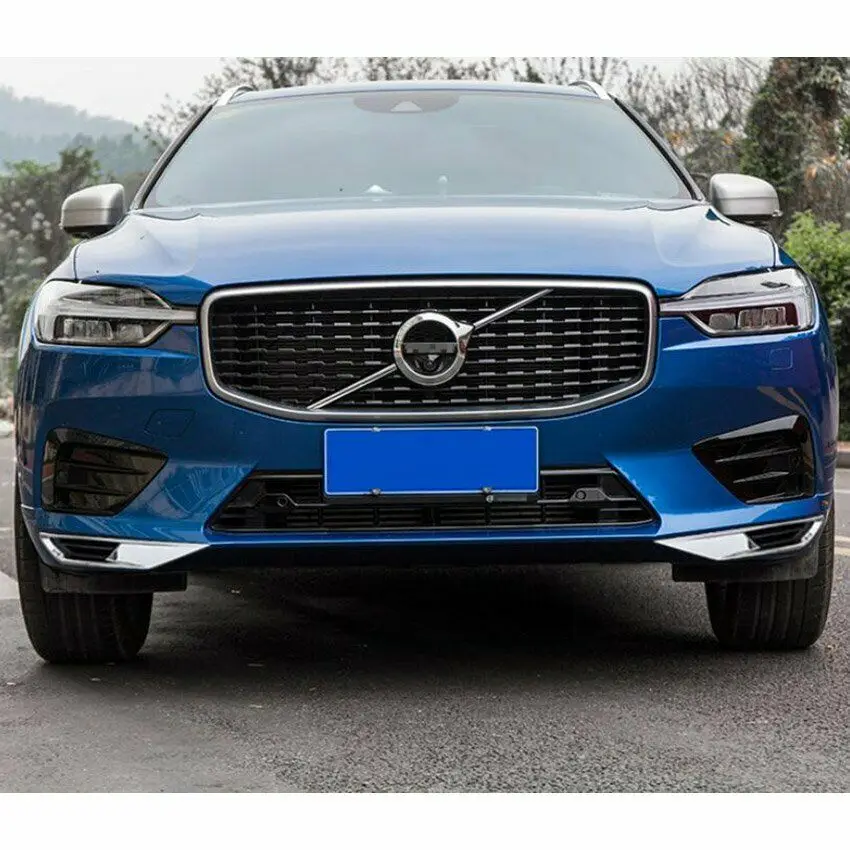 

Fit For VolVo New XC60 2018 Chrome Front Fog Light Bezel Cover Trim