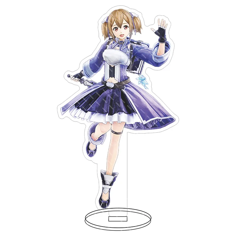 1 шт. мультяшный аниме меч искусство онлайн акриловая модель на подставке SAO Asuna