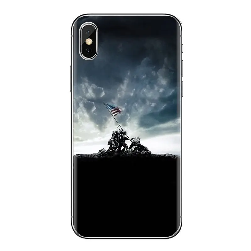 US Marines Mom Marine Corp Logo Transparent Clear TPU Case For iPod Touch Apple iPhone 4 4S 5 5S SE 5C 6 6S 7 8 X XR XS Plus MAX |