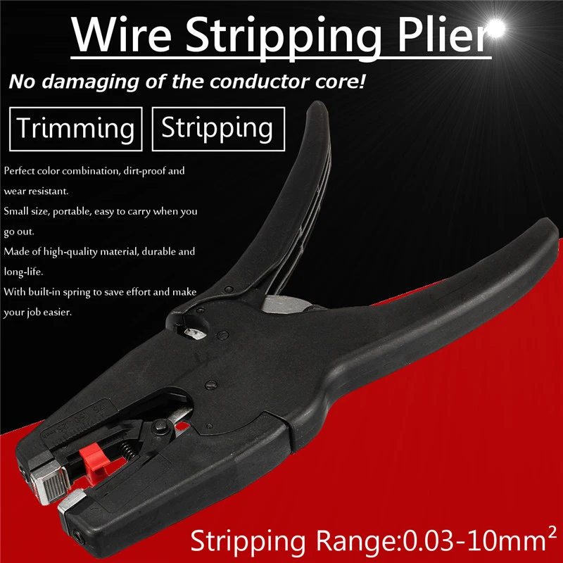 

Wire Stripper Tool Stripping Pliers Terminal Crimper Automatic 0.03-10mm Cutter Cable Scissors Multitool Adjustable Precision