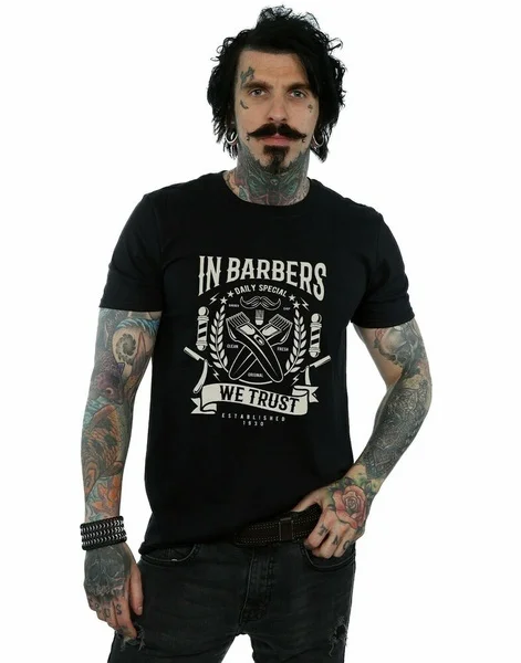 

Drewbacca Men's In Barbers We Trust T-Shirt