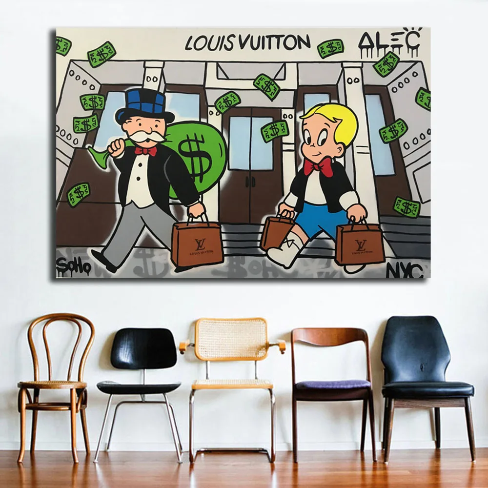 

Alec Monopolyingly Love Is Answer Canvas Prints Picture Modular Paintings For Living Room Poster On The Wall Home Decor