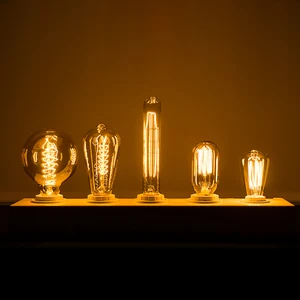 Лампа накаливания, ретро, E27, E14, 60-25 Вт