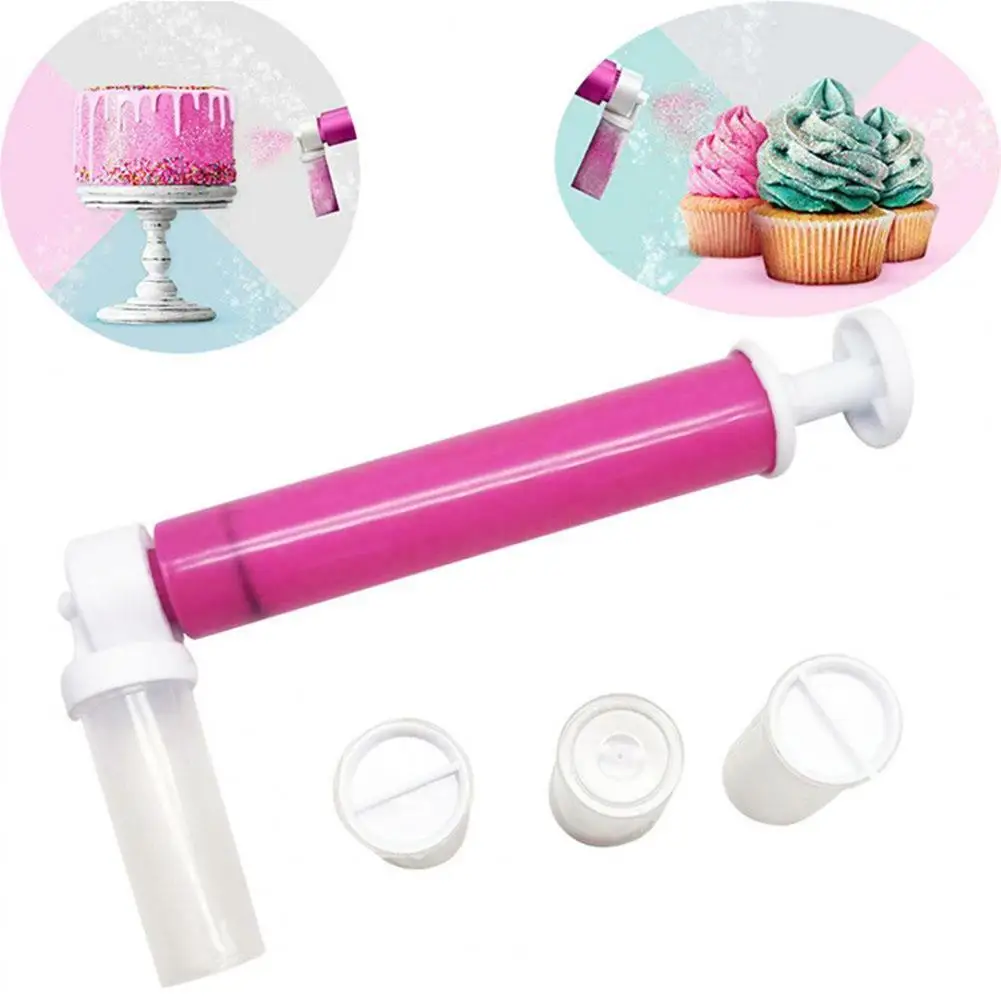 Cake Silk Flower Tool Airbrush Lightweight Convenient Plastic Manual Dessert Decorator for Dessert House Kitchen Bakeware