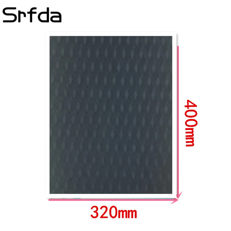

320*400*5mm Surfboard deck pad daimond line FR EVA Deck grip has adhesive sup deck pad in surfing Skiing sports