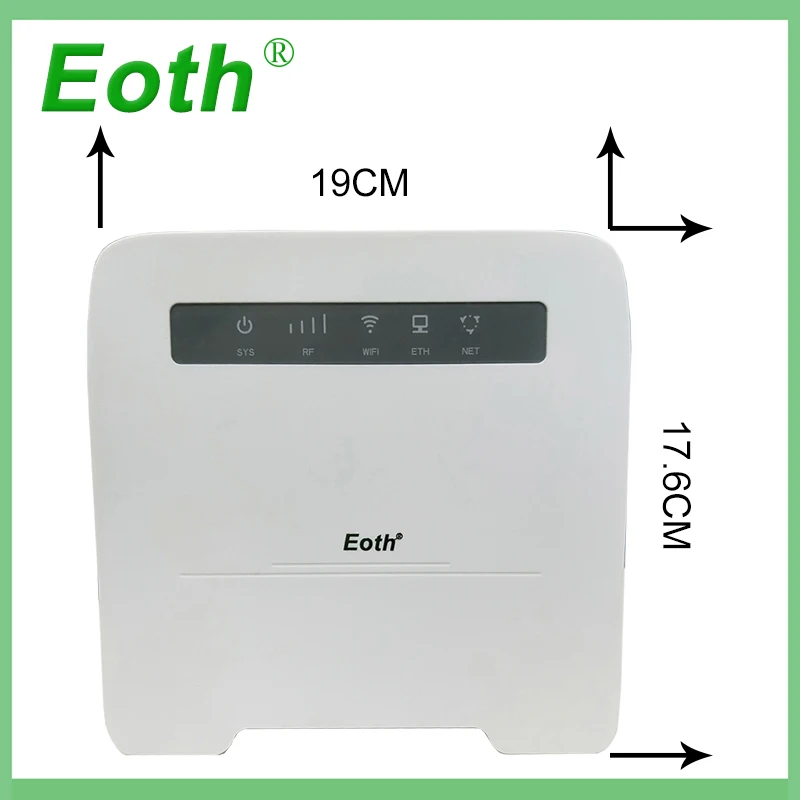 Eoth 4G LTE VOIP маршрутизатор 300 Мбит/с (с внутренней антенной) с слотом для sim карты WiFi