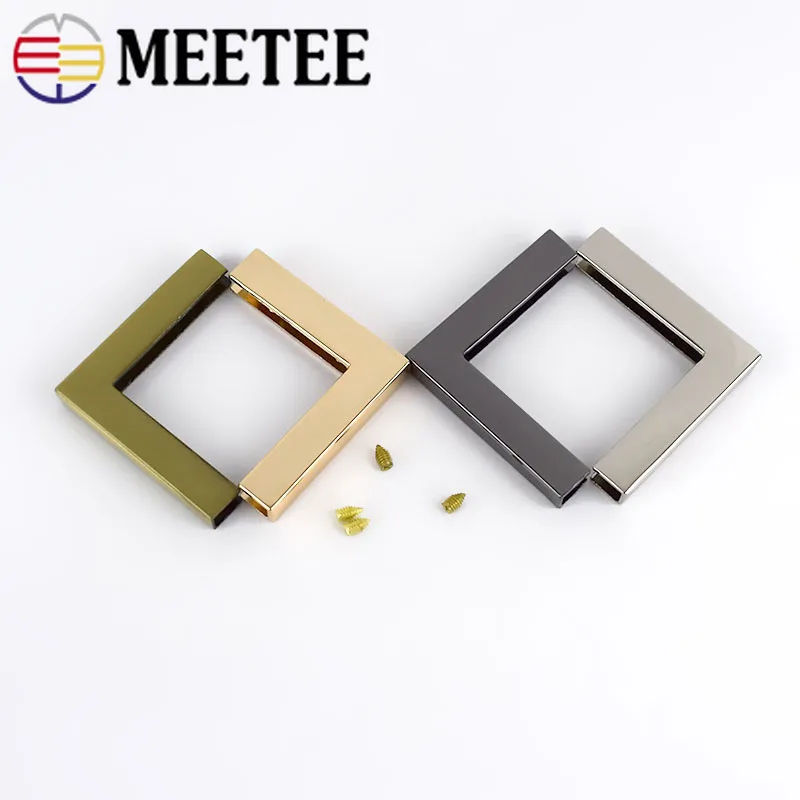 Meetee 4/10 шт. 40 мм защитные Угловые застежки для сумок металлические кнопки багажная