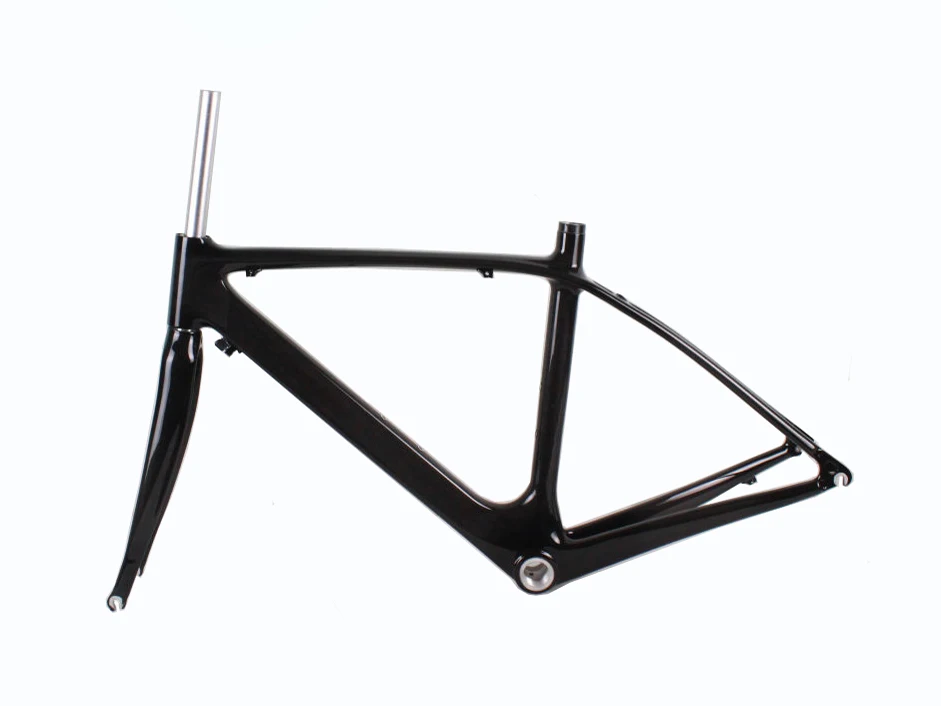 Высококачественная Глянцевая углеродная рама 3K для дорожного велосипеда