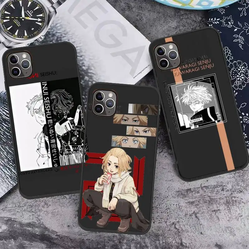 

tokyo revengers Phone Case for iPhone 13 7 8 11 12 Pro X XS XR Samsung A S 6 7 9 10 51 70 mobile bags iphone 11 case shell