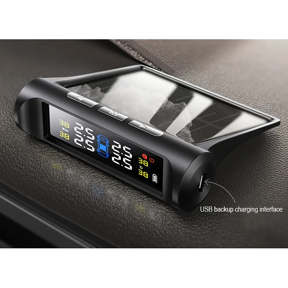 TOSPRA умный автомобиль TPMS система контроля давления в шинах Автоматическая
