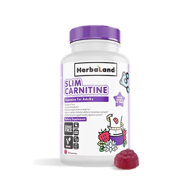 

Herbaland Adult L-Carnitine High Slim Body Gummy 90 Capsules/Bottle, Free Shipping