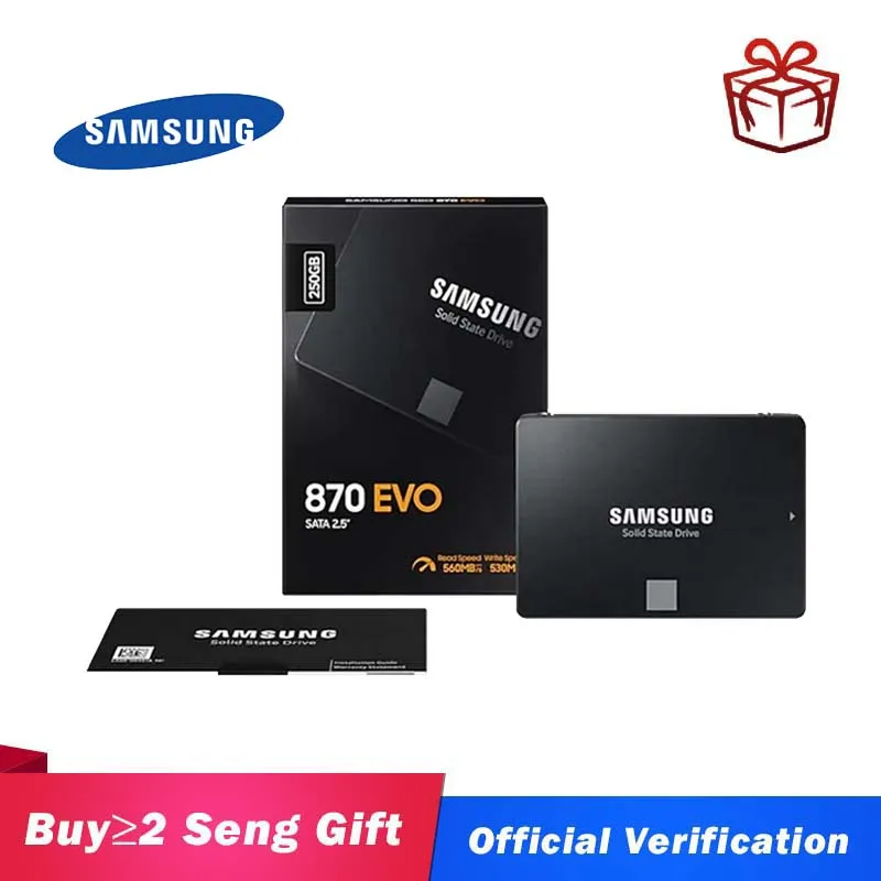 Samsung 870 EVOssd 500gb Internal Solid State Drive 250GB 1TB HDD Hard Disk SATA 3 2.5 inch 2tb HD ssd drive for Laptop Desktop