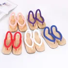 Кимоно-шлепанцы для косплея из японского аниме рассекающий демонов, Аксессуары для косплея камадо незуко, тапочки, обувь