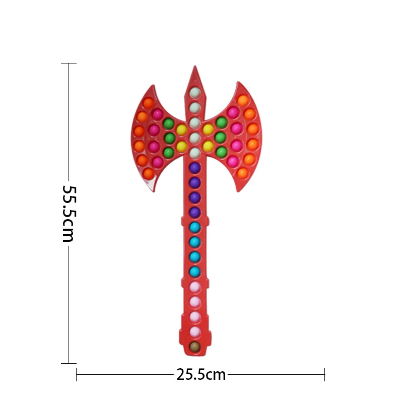 Игрушка-антистресс для детей и взрослых топор с пузырьками снятия стресса 55X7 |