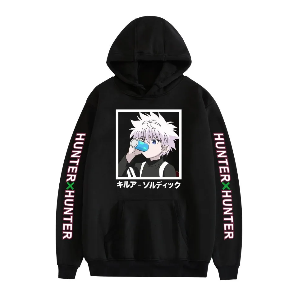 

2020 Hunter X Hunter Killua Printed Oversized Hoodies Sweatshirts Men/Women Casual Pullover Japanese Anime Streetwear Clothes