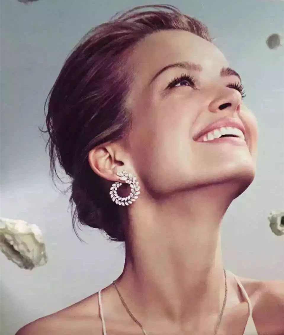 Новый дизайн блестящая Бриллиантовая форма большой бриллиант для женщин