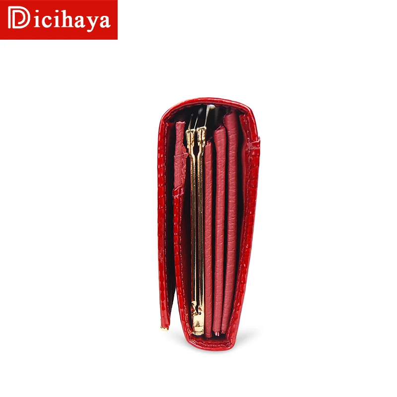 Новый Модный женский кошелек DICIHAYA Длинный дизайнерский клатч кошельки Женский