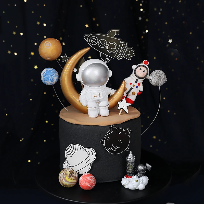 Космический корабль украшения звезда планета Счастливая свадьба ракета