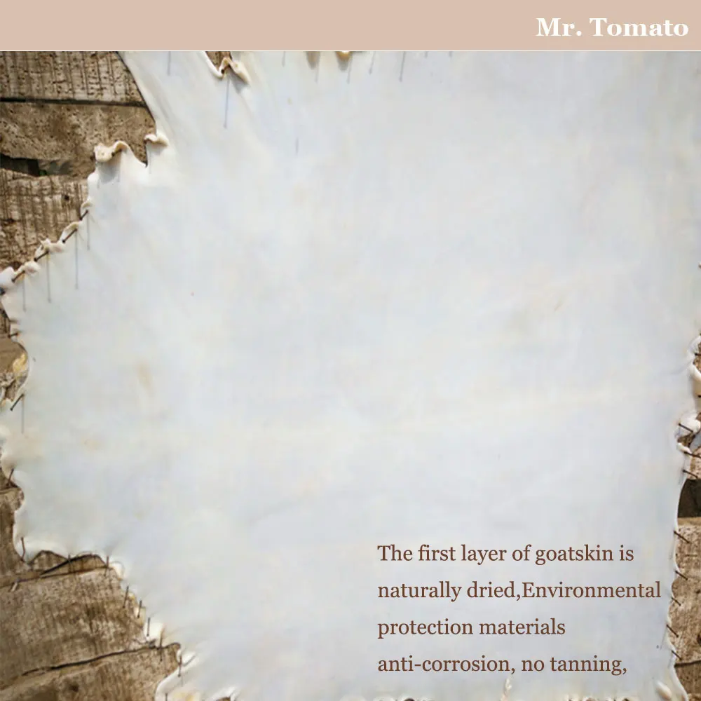 Барабанная кожа козья круглая африканская барабанная для взрослых голова козьей