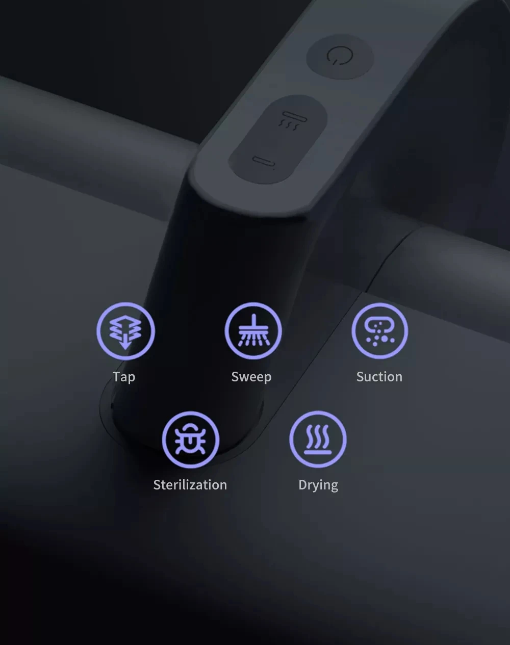 Xiaomi Mijia беспроводной пылесос для удаления клещей, ультрафиолетовая стерилизация, сильный всасывающий очиститель волос, AC100-240V
