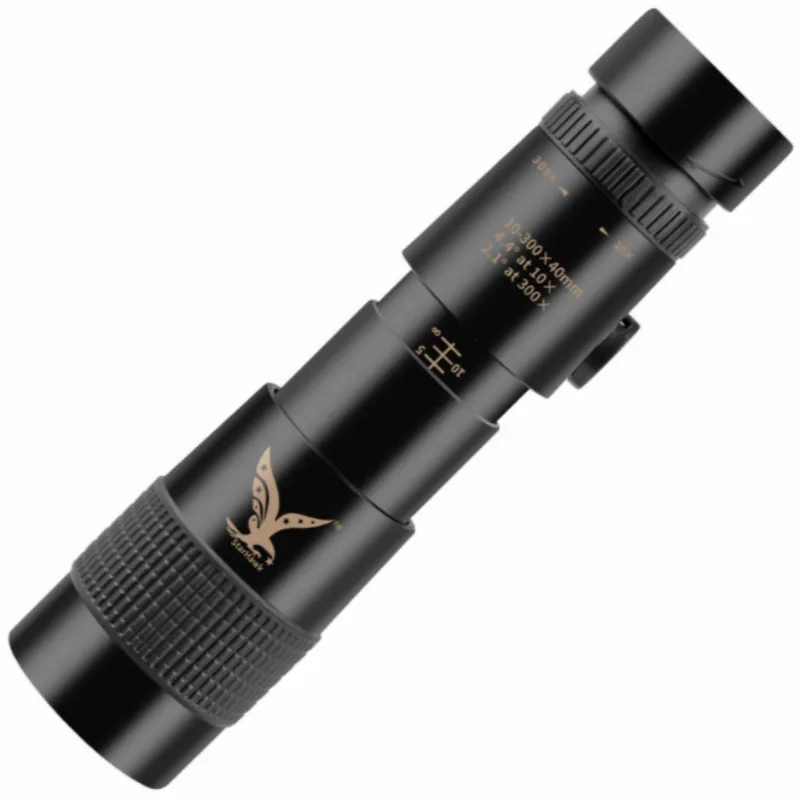 

Rubber Monocular Telescope 10-300X40 Super Telephoto Zoom Monocular High Quality Telescope Support Smartphone Light Night Vision